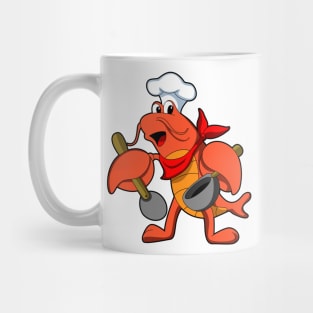 Lobster as Chef with Wooden spoon Mug